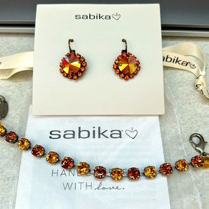 Uplift Sabika Manhattan Grace Drop Earrings and Sabika Bracelet Winter 2022
